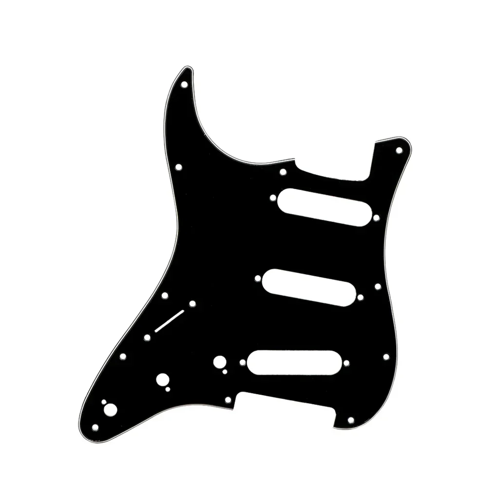 SSH Pickguard 11 Hole Left Handed White single layer ST guitar pickguard 1PC