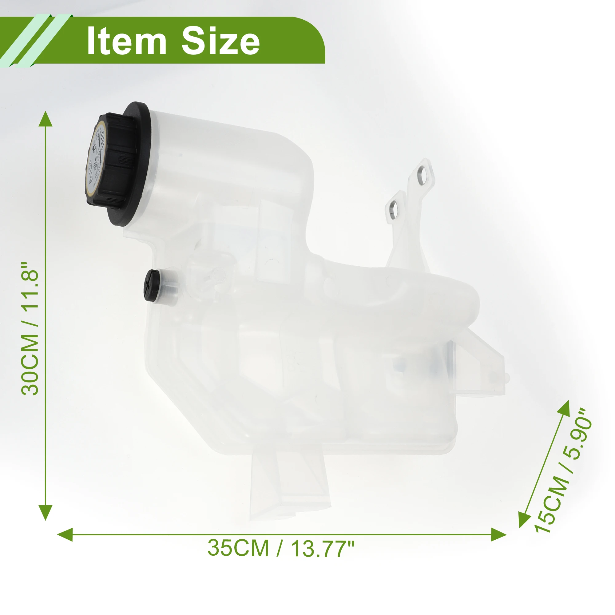 UXCELL No.LR023080 Coolant Water Expansion Tank for Land Rover Range Rover 06-09 V8 4.2L Heat Resist Coolant Radiator Set