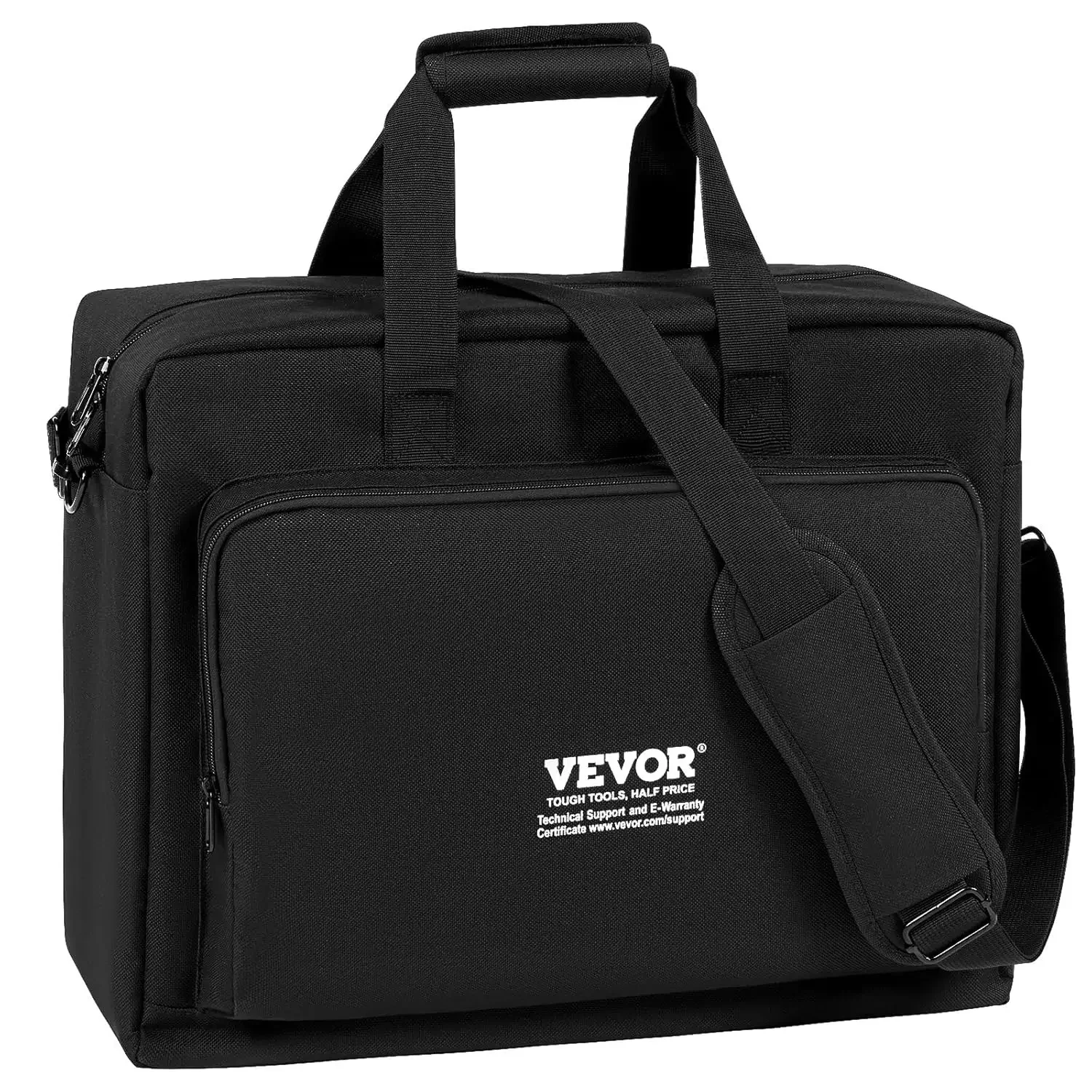 

Padded DJ Mixer Gig Bag, 1200D Oxford Fabric, DJ Gear Carry Bag with a Storage Pocket 4.92 ft Removable Shoulder Strap