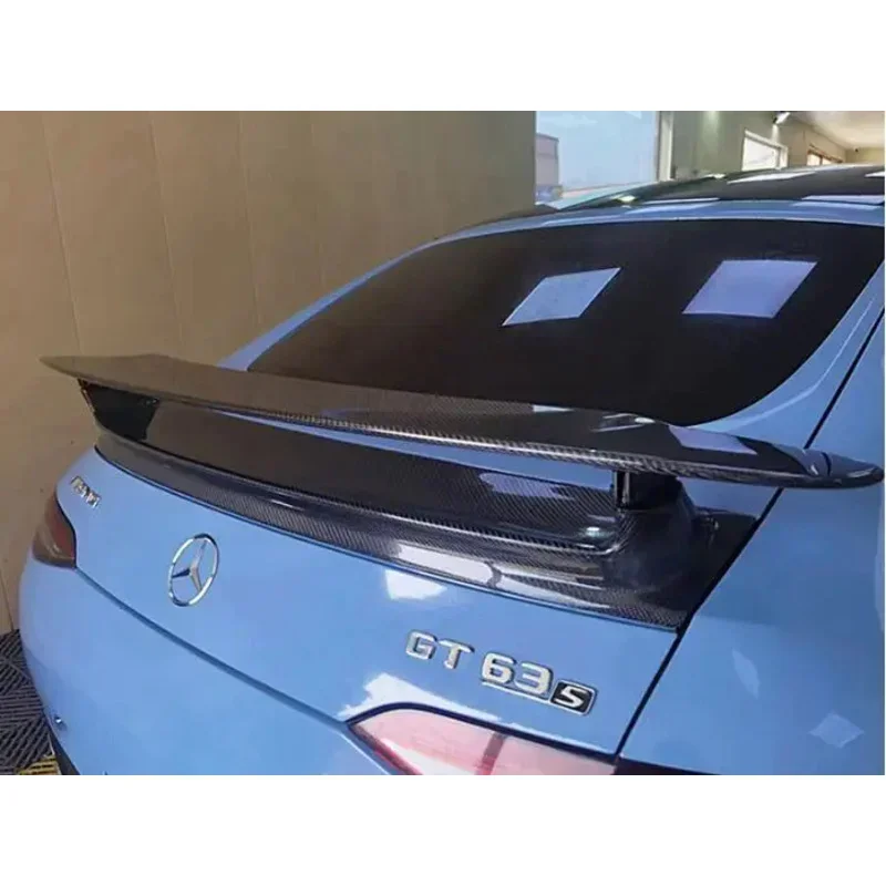 سبويلر شفة الجناح الخلفي للسيارة من ألياف الكربون الحقيقية لسيارة Mercedes-Benz AMG GT43 GT50 GT53 GT63S 2019 2020 2021 2022