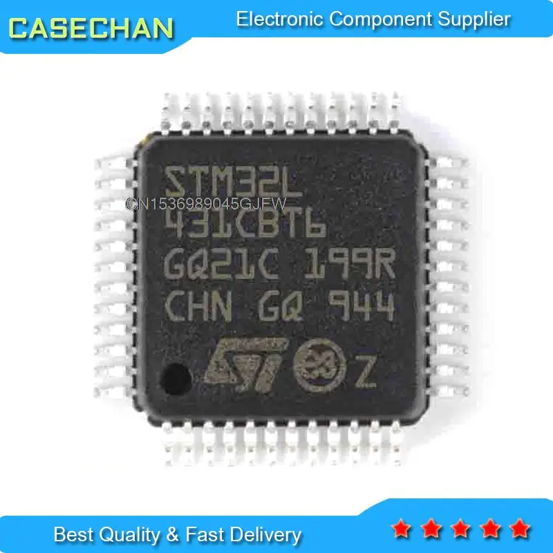 

100PCS STM8L152C8T6 LQFP48 STM32L431CBT6 STM32G030C8T6 STM32F334C8T6 STM8L STM32F LQFP-48 New Original Microcontroller Chip IC