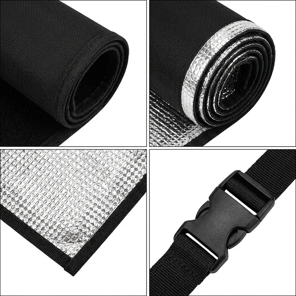 AC Pipe Insulation Cover For HVAC Copper Lines, 5-Layer Waterproof Outdoor Sleeve With Aluminum Foil & Oxford Cloth