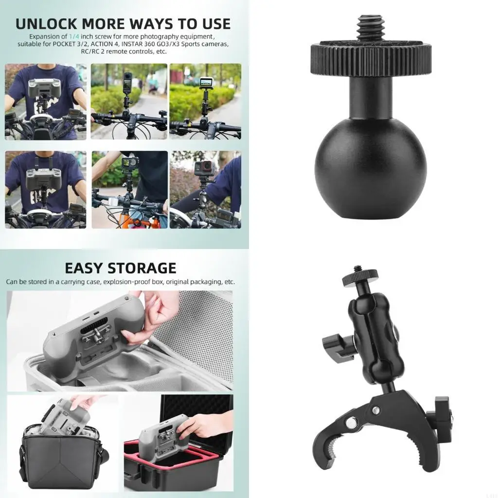 

L41E Велосипедное крепление Адаптер для крепления на штатив для Air 3/Action 2/Pocket 3 Крепление для держателя пульта с