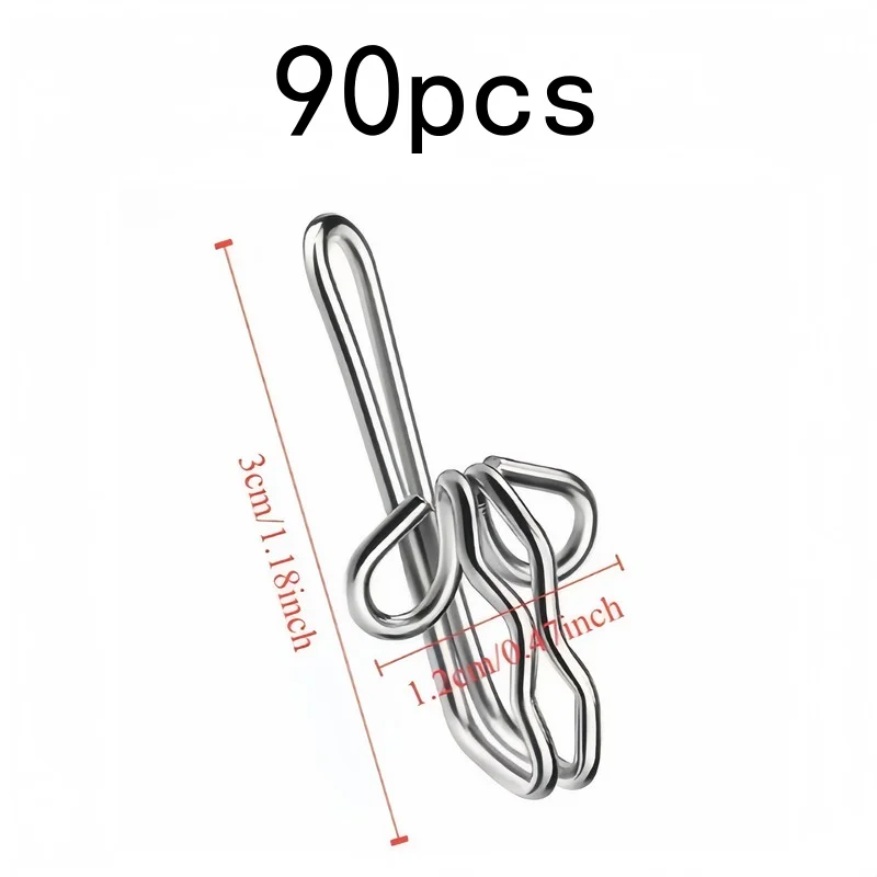 90 pcs Butterfly Curtain Hooks, Decorative and Sturdy, Easy Install, for Curtains, Door and Shower Curtains