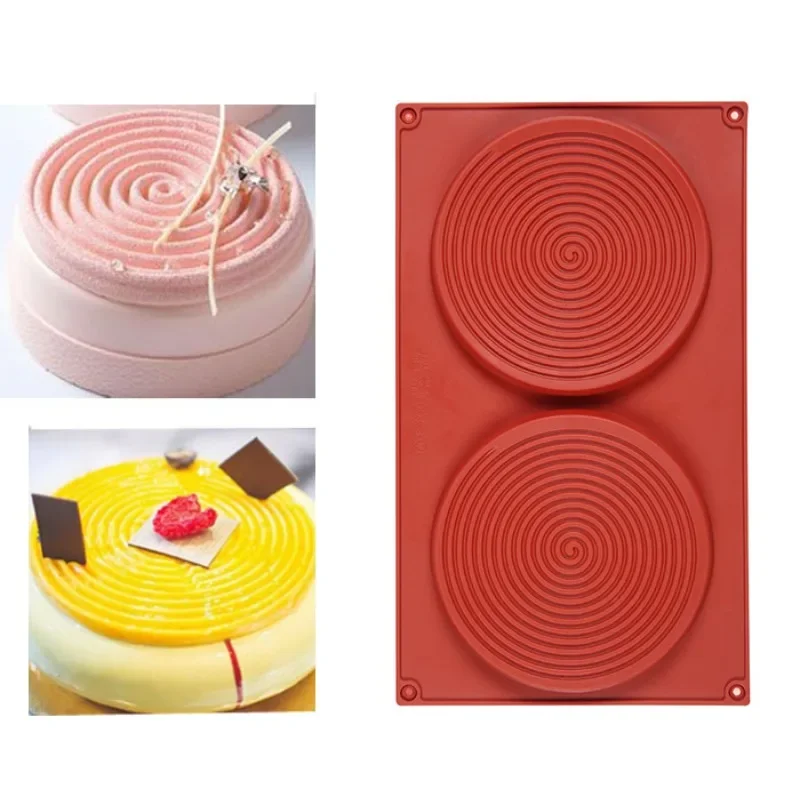 Hot Large Silicone Cake Mold Chocolate Mold Fondant Patisserie Candy Bar Mould Cake Mode Decoration Kitchen Baking Accessories