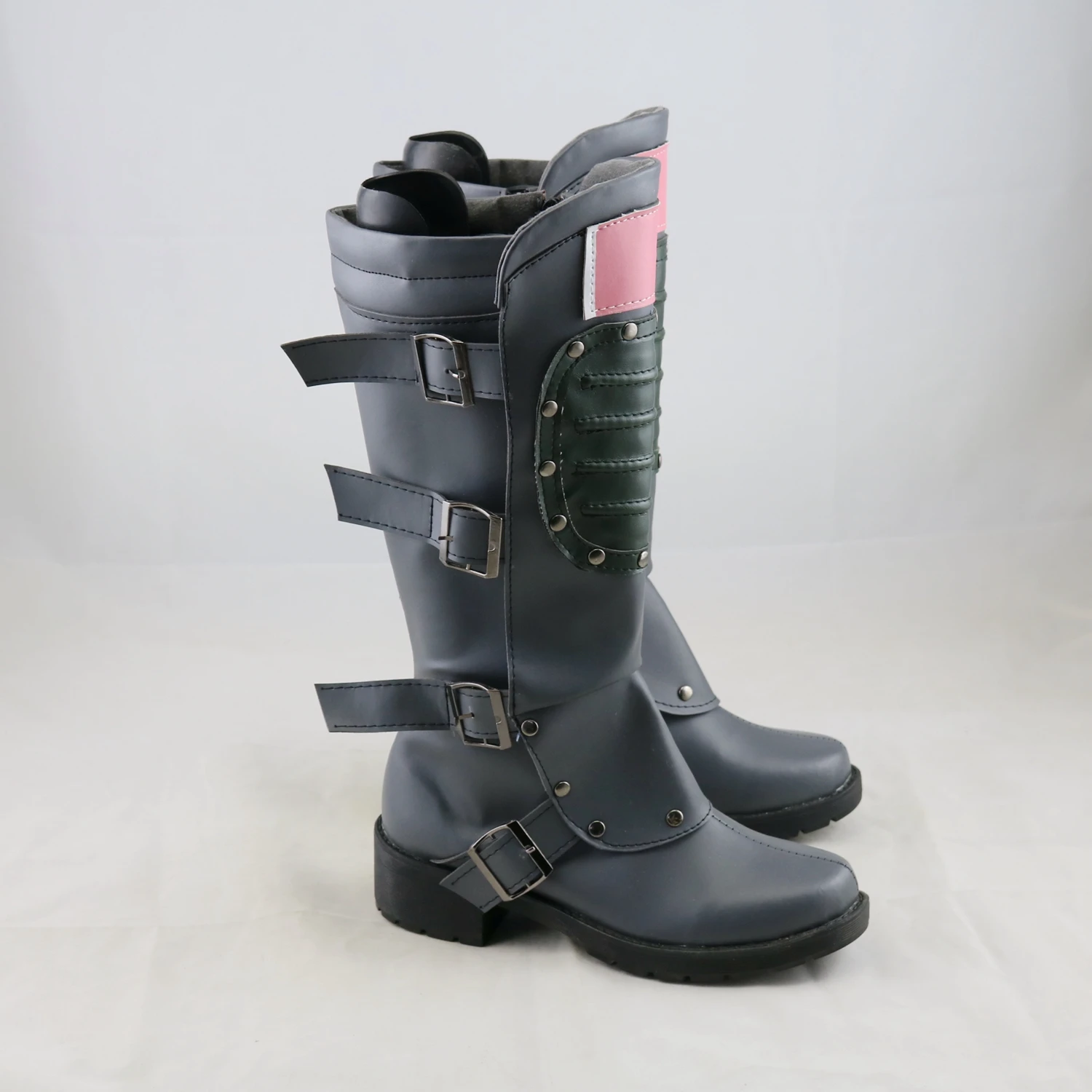 애니메이션 Bulma 코스프레 신발 부츠 할로윈 파티 PU 가죽 부츠 맞춤 제작