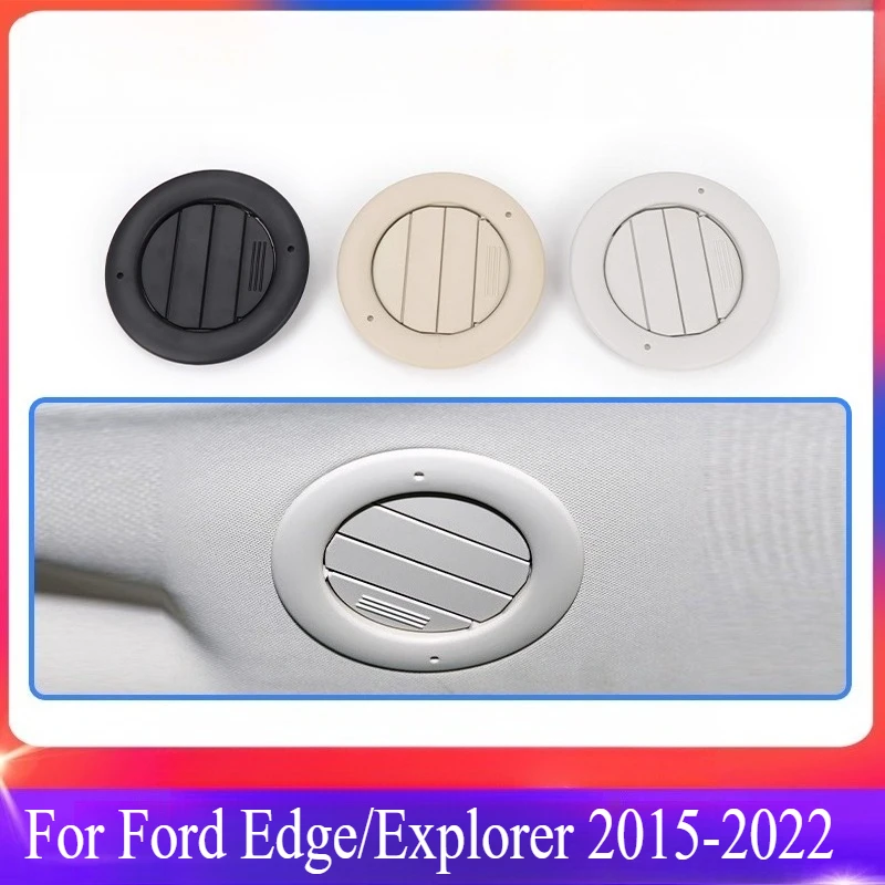 For Ford Edge/Explorer 2015-2022 Ceiling Air Conditioner Trend Roof Air Outlet Grille Pick Blades Body Kits Interior Accessories