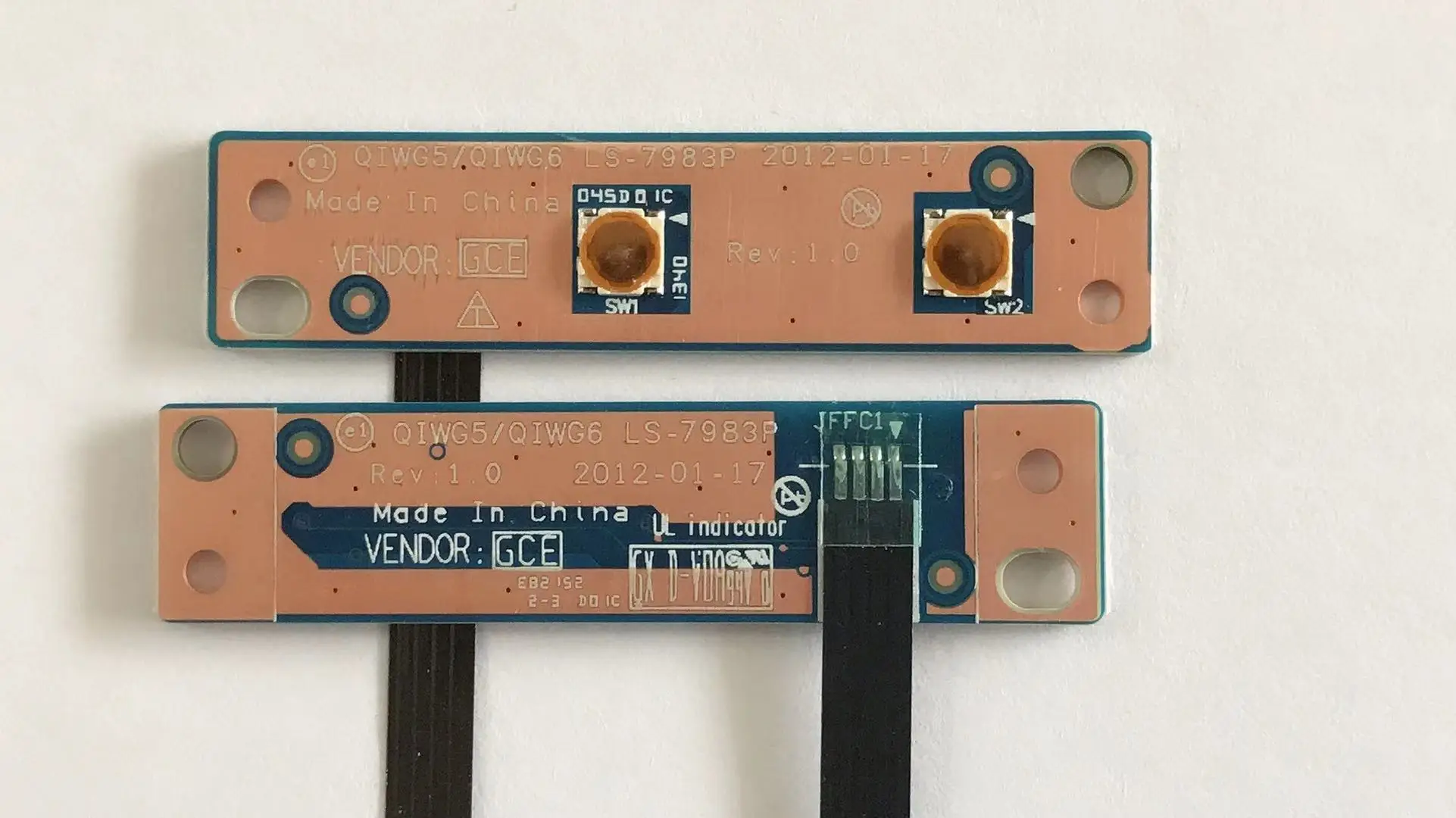 

suit for Lenovo G580 G585 G480 G485 switch board boot button small board LS-7983P