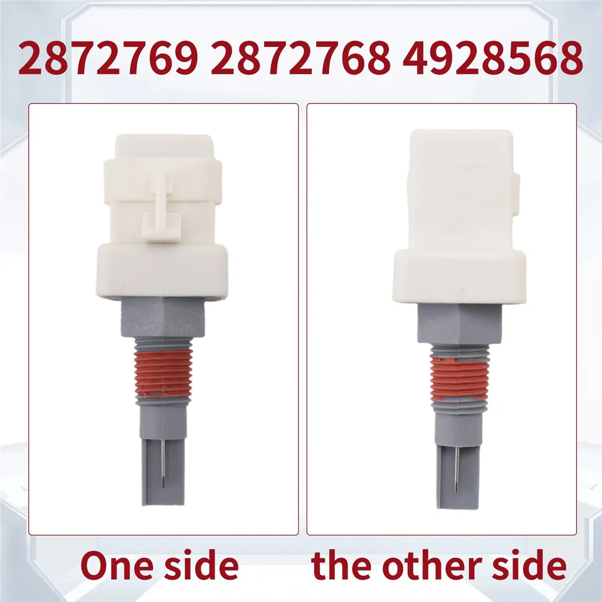 #19T Coolant Fluid Level Sensor for Cummins QSK50 Engine Coolant Sensor,Coolant Temperature Sensor,(plastic)