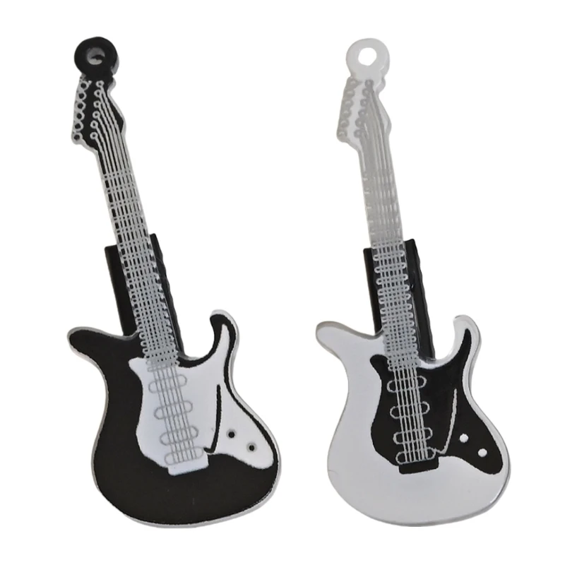 Jepit Rambut Elegan Gitar Jepit Rambut Gitar Alat Musik Kreatif Tahun 2000an