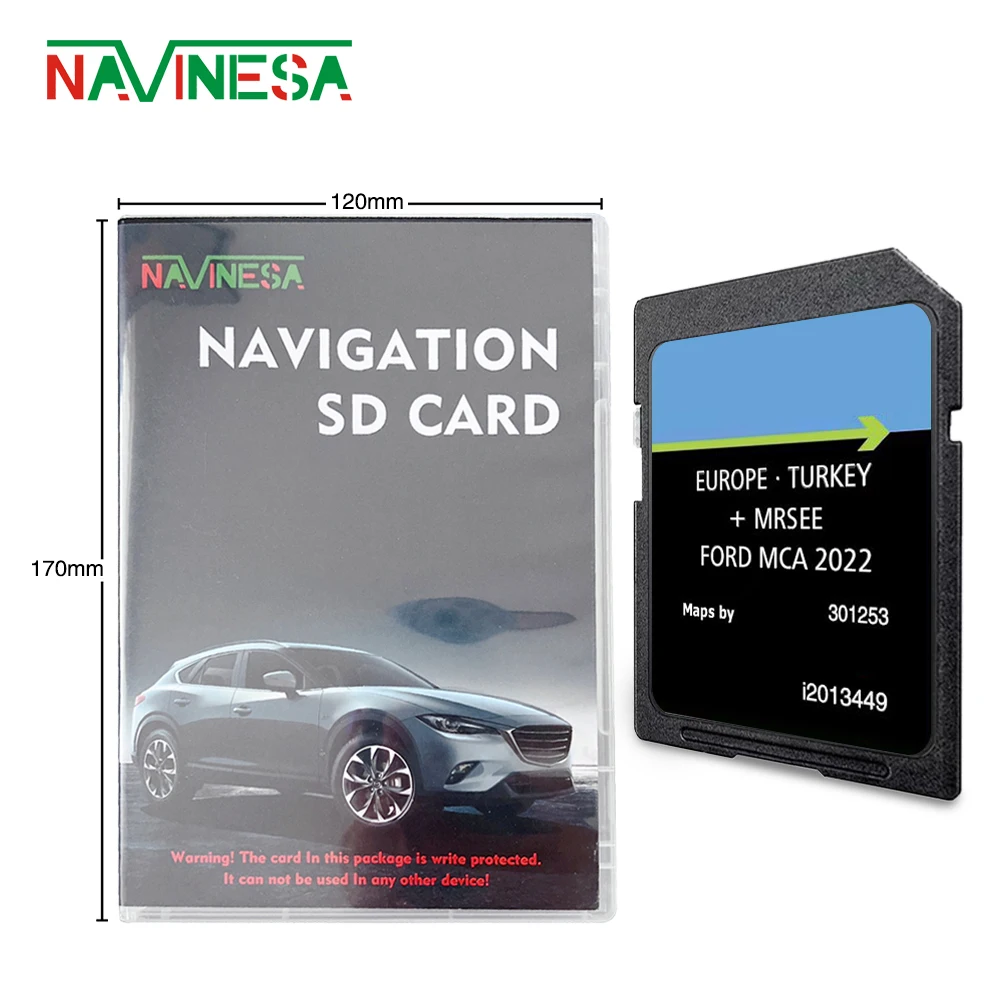 

MCA 2022 For Ford Focus 2010 SD CARD MAPS Naving SAT NAV Europe Germany Italy Poland France Fast Delivery