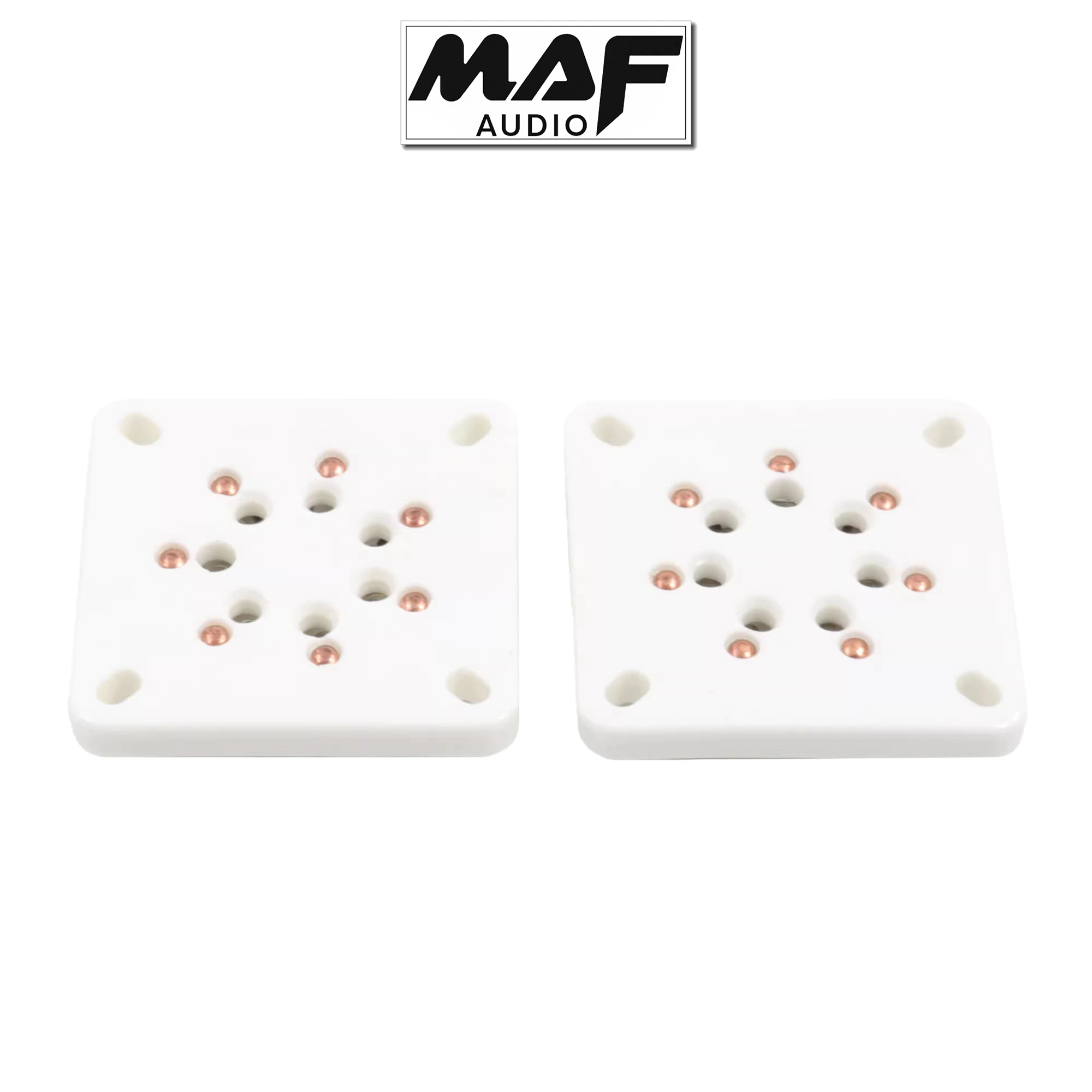 2pcs Ceramic 7pin Tube Socket for 813 FU-13 5-125B FD71 Vintage Amplifier DIY Kits Chassis Mount