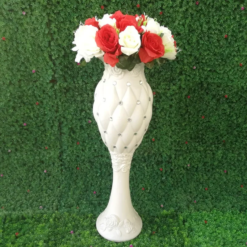 for 1711 Plastic Flower Vase Wedding Road Stage Decoration Props New Wedding Ceremony Aisle Floral Arrangement Pot