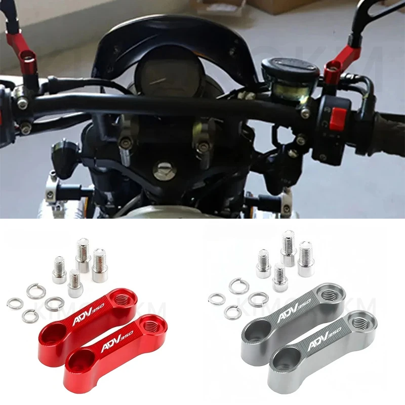 

For ADV350 adv350 ADV 350 2022 2023 Motorcycle Accessories Aluminum Mirrors Riser Extension Bracket Rearview Mirror Extend