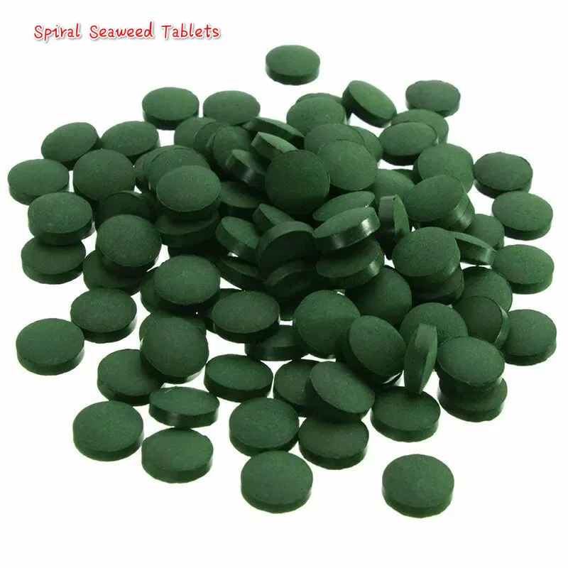 Spirulina Pet Food e Fish Enrichment Tablets, Cristal Camarão Vermelho, Acessórios de aquário, 100pcs