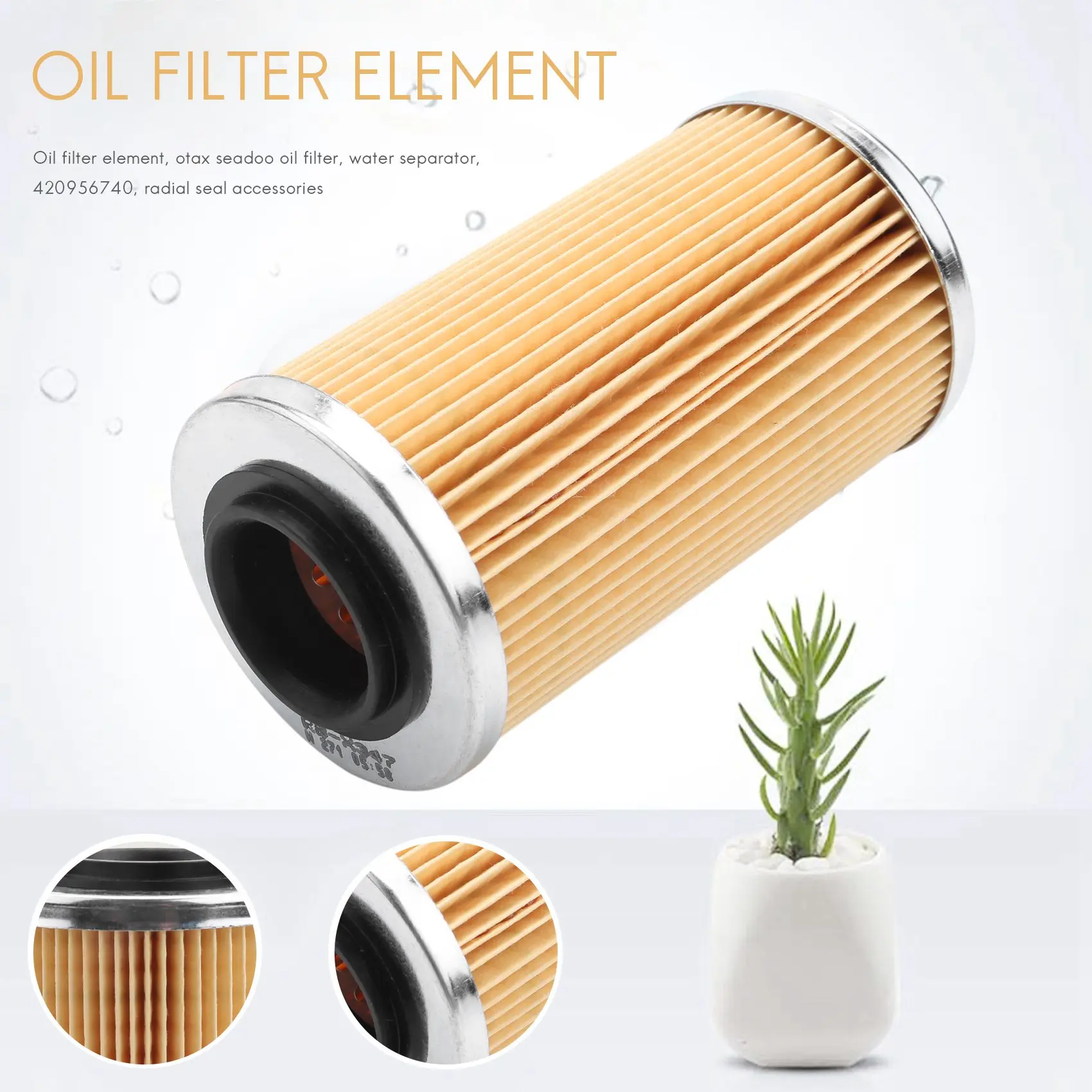 Filtro olio motore per 420956741 130 Thru 260Hp 4 TEC