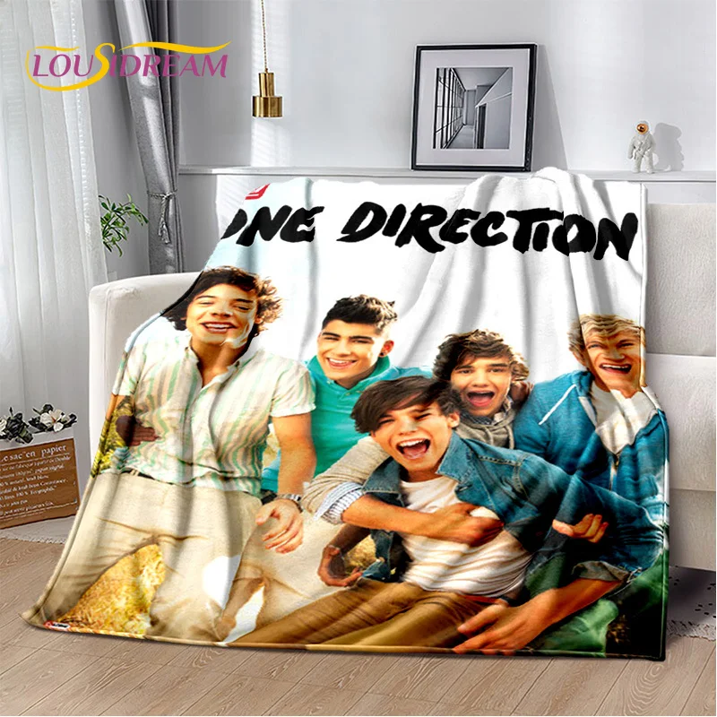 

3D Rock-One Direction 1D Combinatio HD Soft Flannel Blankets,Throw Blanket Comfortable Blanket for Picnic Beds Sofa Home Bedroom