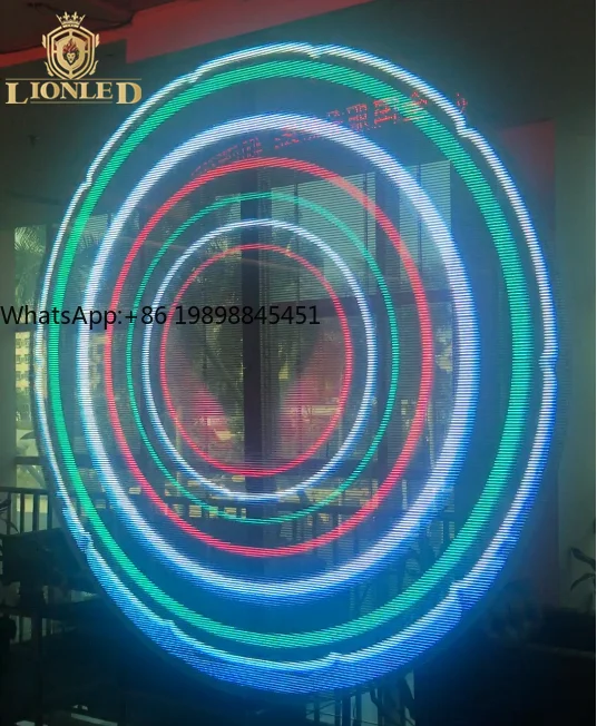 

P2.6-6.25 Indoor P3.91 Transparent Led Display Led Display s Mounted-in-glass Video Wall 500*1000 mm