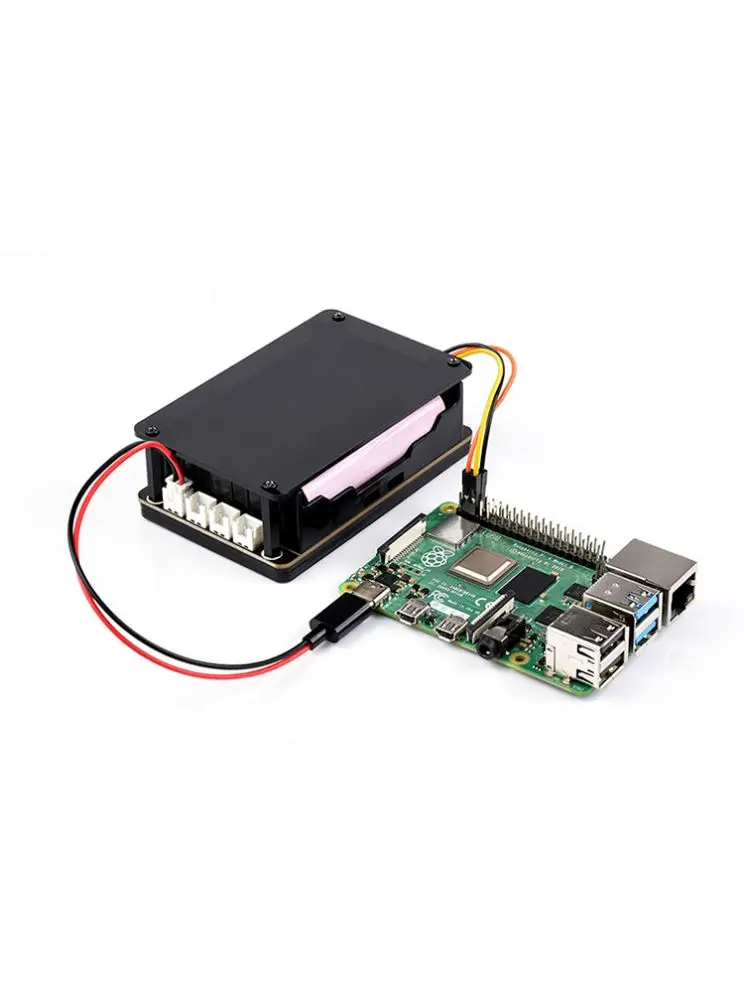 Raspberry Pi 5 Module Charging and discharging at the same time to prevent power outages with monitoring and multiple protection