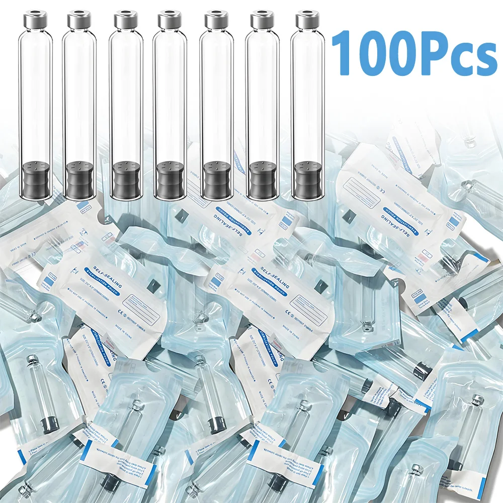 

100pcs 3ml Insulin Cartridges Cassette Bottle for Insulin Injection Pen Individual Packaging Medical Aesthetics Tool Accessories