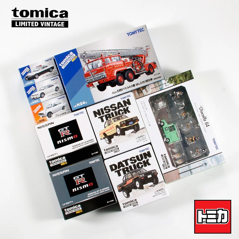TOMYTEC Tomica TLV-Mazda Nissan Honda Mitsubishi Toyota Isuzu voiture alliage véhicule à moteur moulé sous pression modèle en métal enfants jouets garçons
