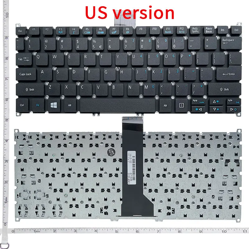 US/RU  keyboard for Acer Aspire ES1-111 ES1-111M ES1-311 ES1-331 ES1-111M ES1-131 R3-131T V5-122 V5-122P V5-132 V3-371 V3-111P