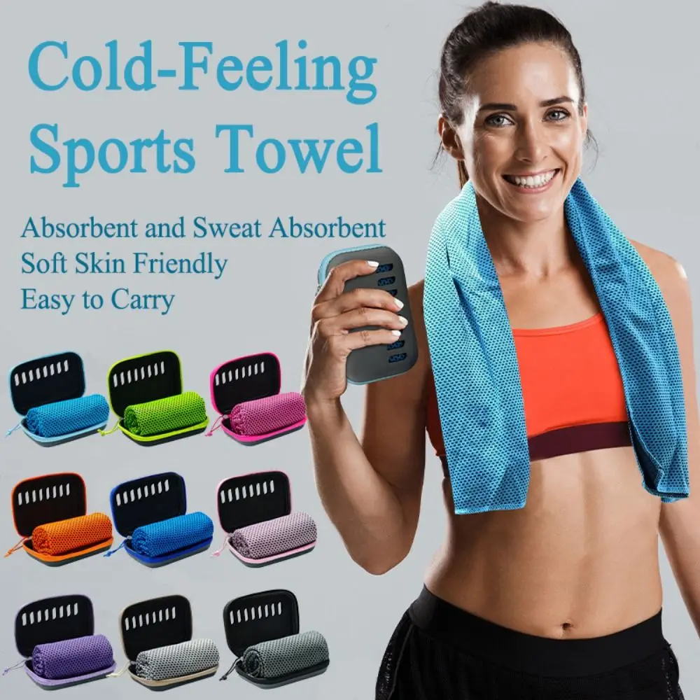 

Pocket Towel Mini Cold Sweat Absorbent Towel Portable Quick Drying Outdoor Cooling Towel Breathable Soft Sport Towels Running