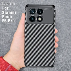 Dofee for Xiaomi Poco F6 Pro 5G Case JKC 360 soft matte airbags full Camera Protection TPU Frame Back Cover