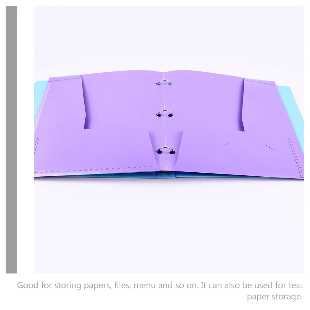 

6 шт. пластиковая папка для файлов с двойными отделениями для офисной бумаги, хранения тестовых документов, органайзер для документов, папка для деловых файлов,
