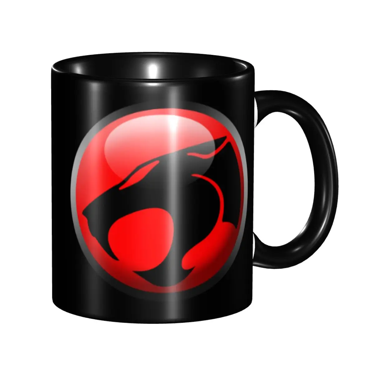 

DIY Thundercats Logo Cartoon Anime Ceramic Mugs Personalized Coffee Cups Creative Present