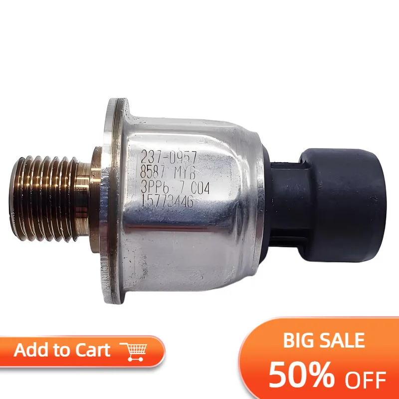 

Excavator Parts Cat E320d E323d E325d E330d Diesel Common Rail Fuel Pressure Sensor Switch 237-0957 2370957