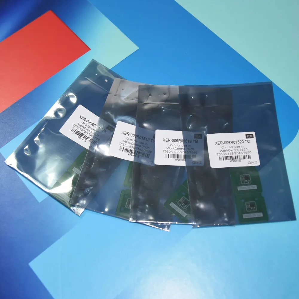 20PCS WC7525 7830 013R00662 Drum Chip For Xerox WorkCentre 7525 7535 7545 7556 7835 7845 7855 7970i C8030 Cartridge Image Unit