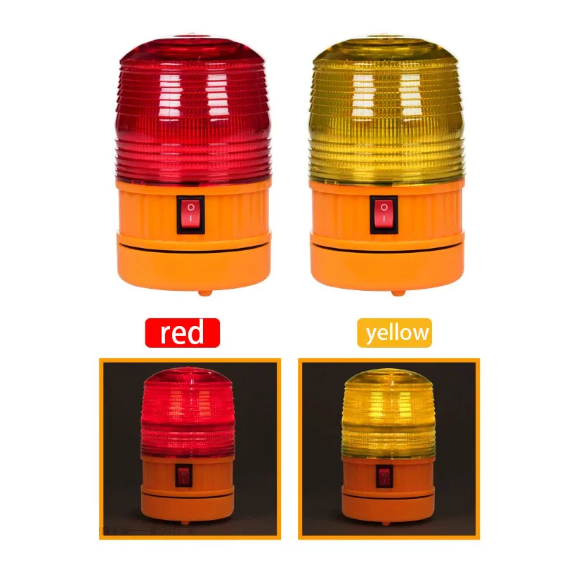 

KOOJN Charging Warning Light Magnetic Roadworks Explosion Flashing Light Night Safety Audible and Visual Alarm Light