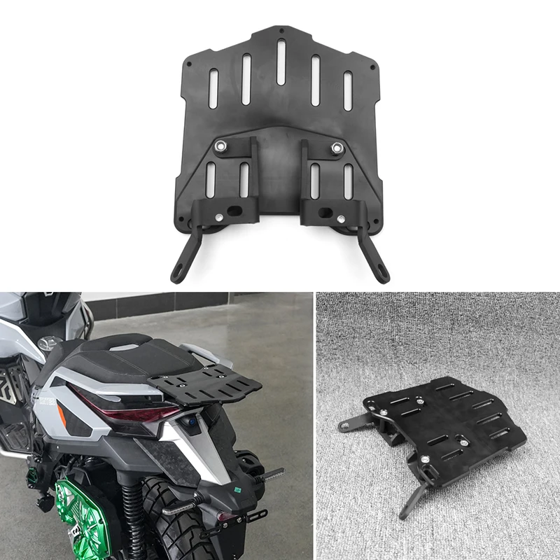 

Motorcycle Aluminum Sissy Bar Backrest Luggage Rack Rear Carrier For Zontes 368G V1 V2 2024-2026