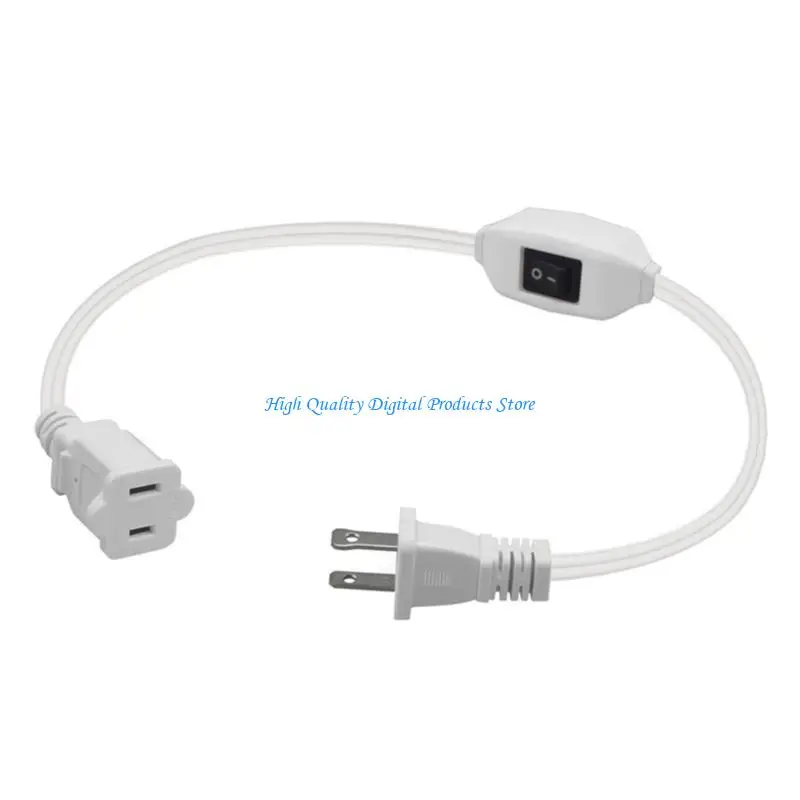 

U2JE Power Extension Cord, NEMA 1-15P to 1-15R Alternating Current Outlet Extension Power Cable,12.6inch Power Cord