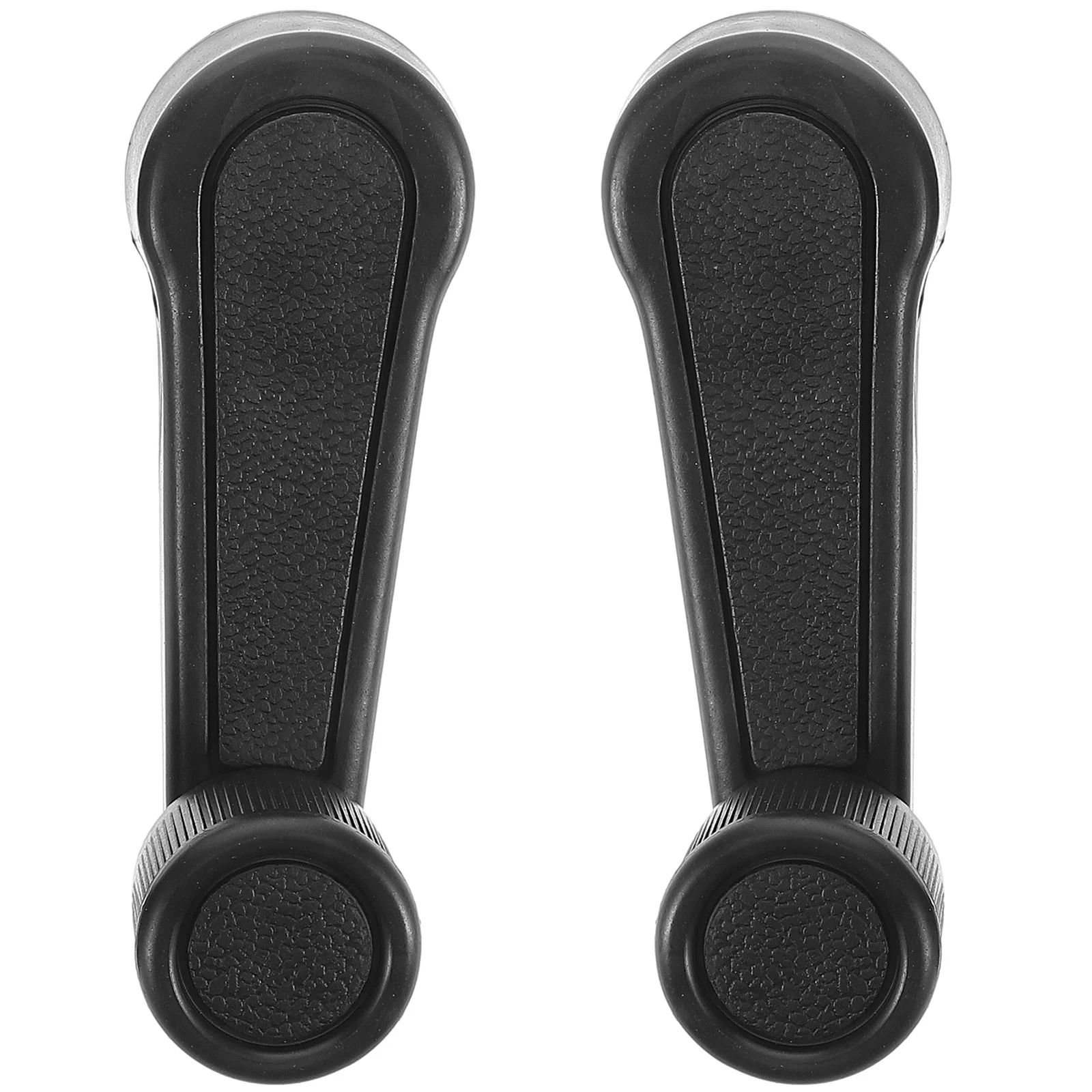

2pcs Car Window Crank Handle Black For Front Rear Manual Operator Durable Vehicle Window Crank Grip Handle Replacement Car Parts