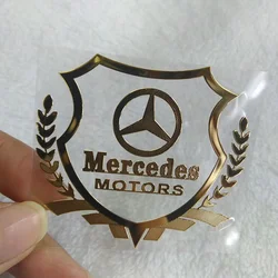 2pcs Car Window Body Trunk Decoration Badge Auto Accessorie For Benz C E S Class W204 W205 W212 W213 W211 W220 W222 W223 CLA GLA