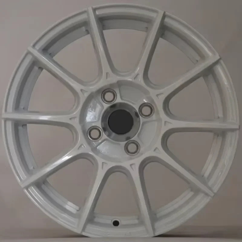 i High Quality 15 Inch White 4 Holes Forged Customization Car Rims Wheels