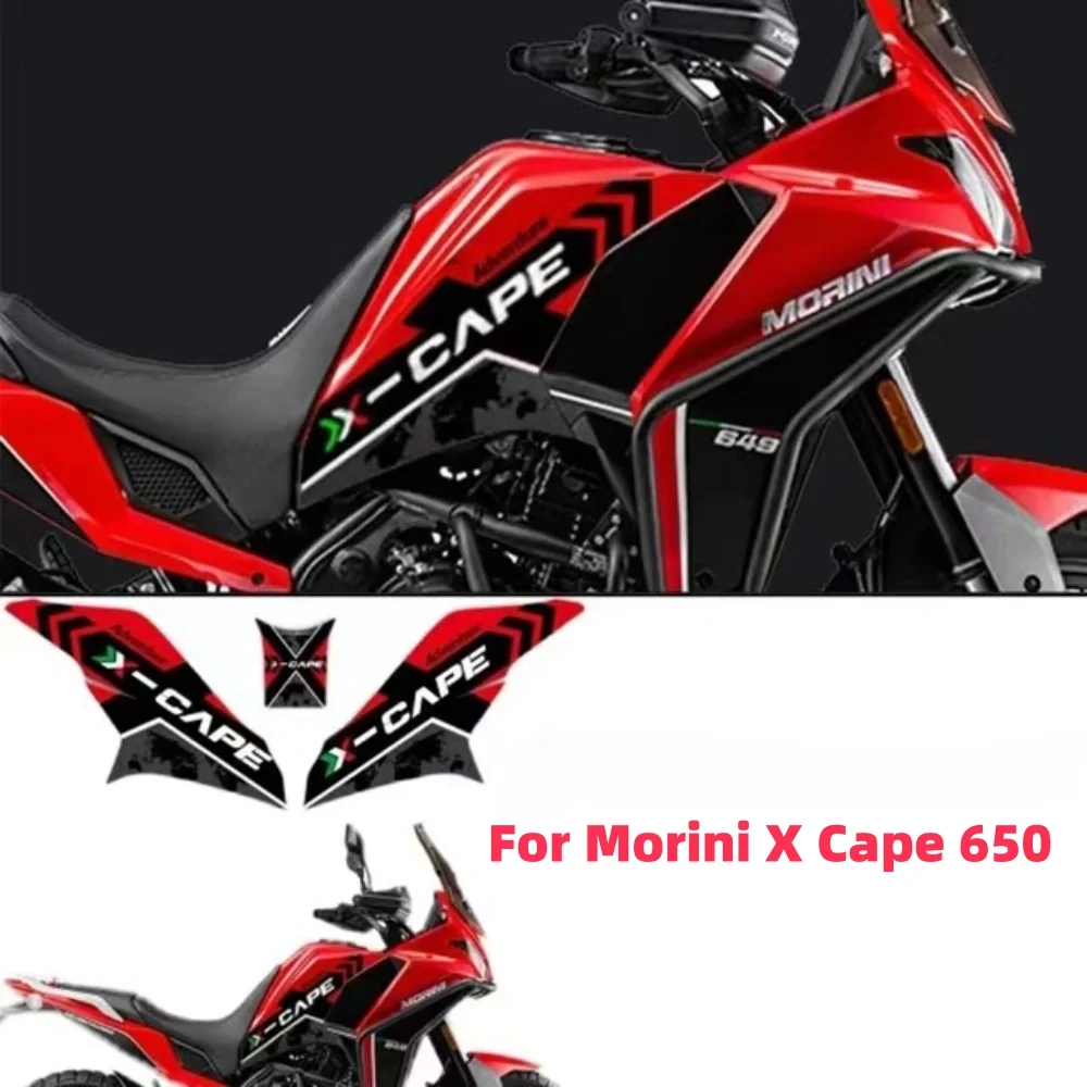 For Morini X Cape 650 Motorcycle Decals Decoration Fuel Tank Body Protection