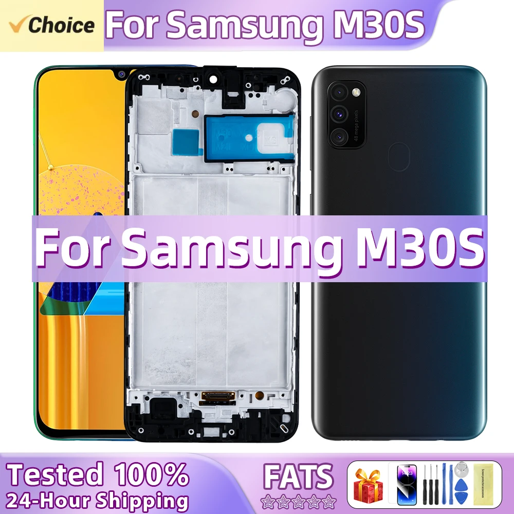 6.4'' Super Amoled LCD For Samsung M30S M307F SM-M307F Replacement LCD Display Touch Screen Digitizer Assembly