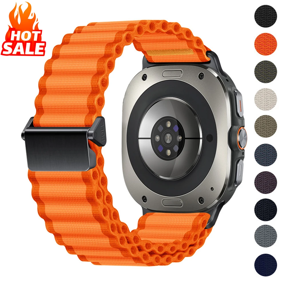 

Trail Strap for Samsung Galaxy watch Ultra 47mm accessories wrist nylon sport bracelet correa Galaxy Watch Ultra Original Band