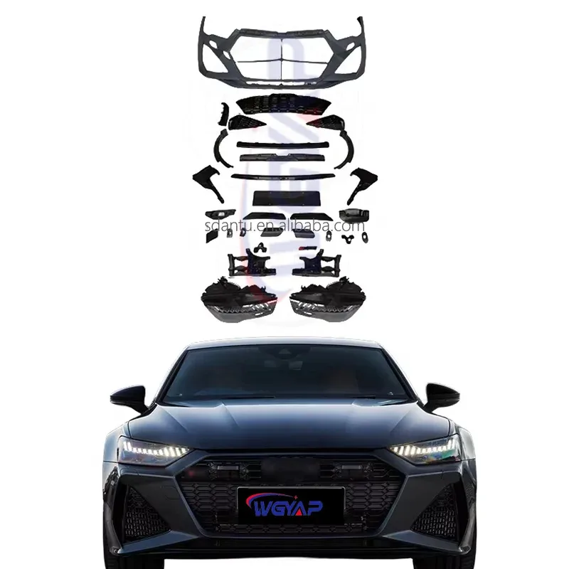 Factory Hot Selling Latest VersionRS7 Body Kits For  2010+ A7 S7 Upgr 2023 RS7 Car Bumper  A7 Headlight