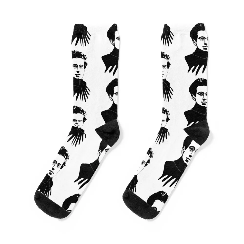

Antonio Gramsci Socks Novelties kawaii anti slip football warm winter Boy Socks Women's
