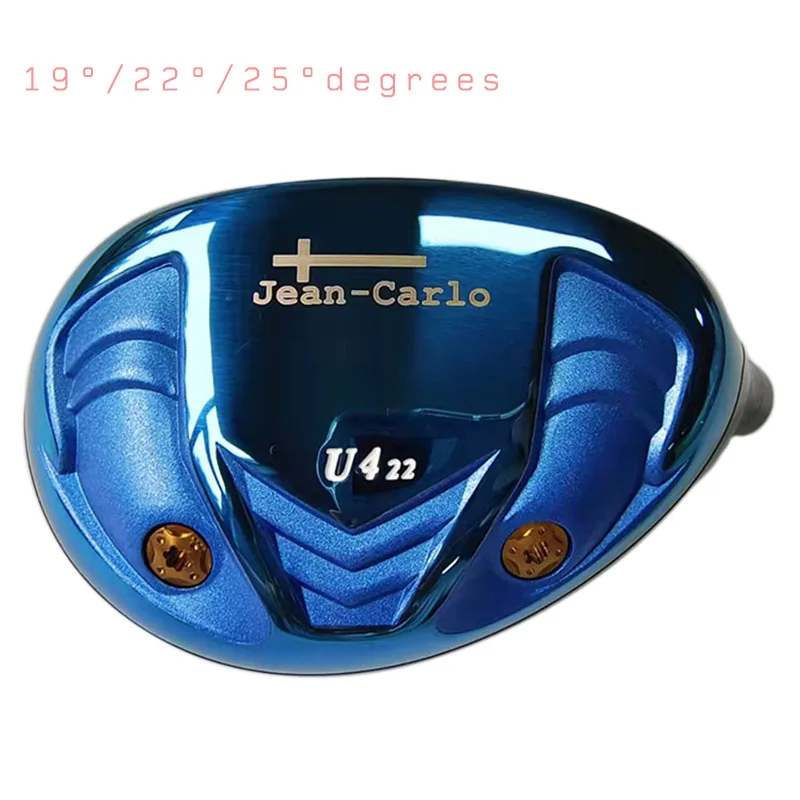 

New Golf Hybrids Jean-Carlo 19 22 25 degree Maraging 455 Steel Golf Hybrid Heads Blue Colour