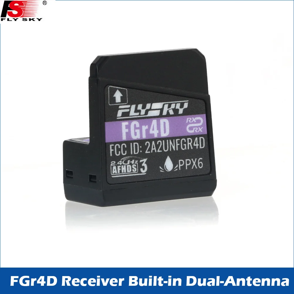 

Приемник Flysky FGr4D со встроенной двойной антенной и выходом PWM/PPM/i-BUS2/S.BUS/i-BUS для всех передатчиков AFHDS 3