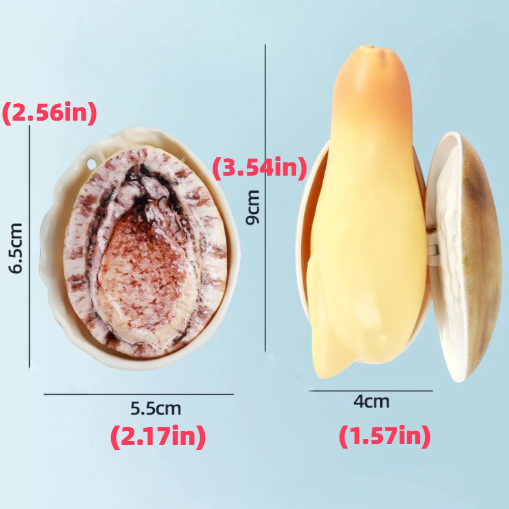 Presse à eau géoduck simulée, pulvérisation d'éclaboussures, facile à remplir, fruits de mer, ormeau, jouets de pulvérisation d'eau, mignon, à main