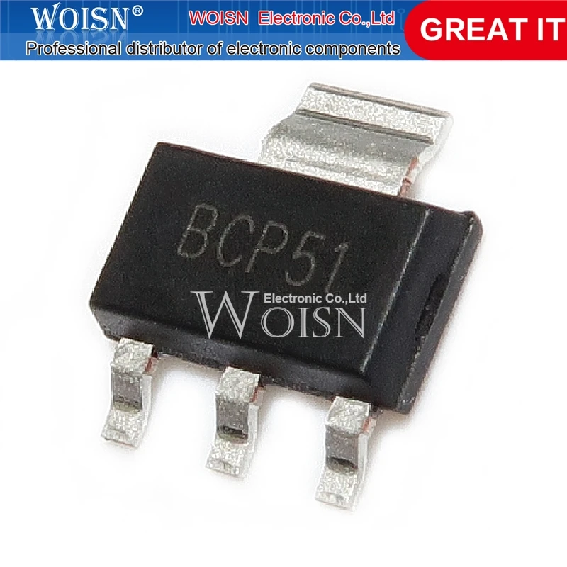 10 buah BCP51T1G BCP51 SOT-223