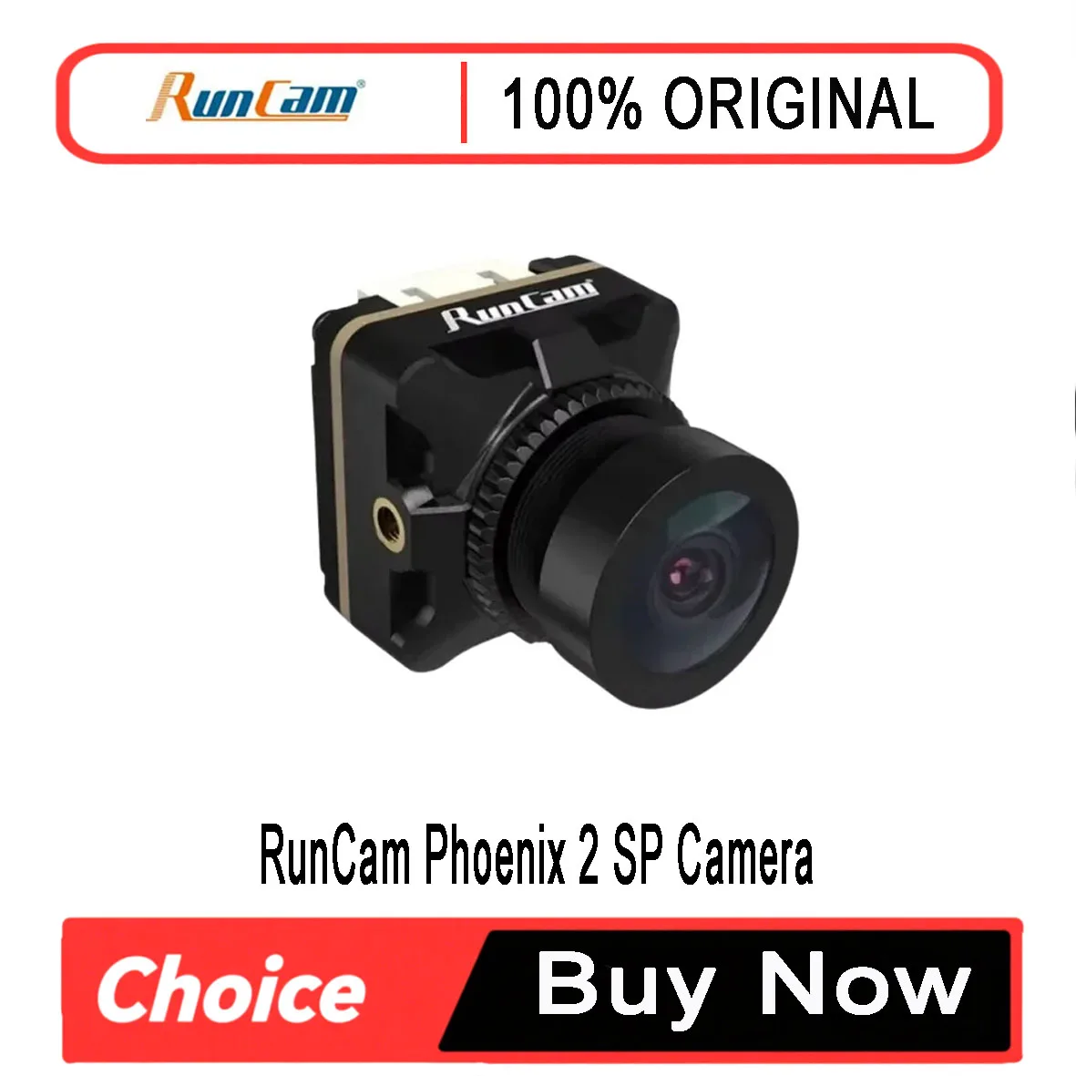 RunCam Phoenix 2 SP Camera DC 5-36V Screen Ratio 4:3/16:9 7.5g 19*19*21mm Night View for RC FPV Racing Drones Quadcopter