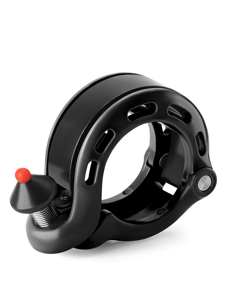 

2 скрытых велосипедных звонка Q-типа для езды на велосипеде MTB, противоскользящий безопасный непромокаемый звуковой сигнал на руль, аксессуары для велосипеда с надежным креплением