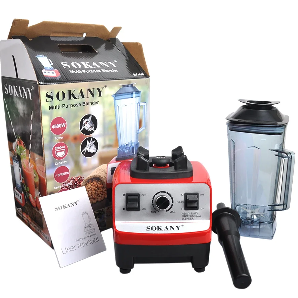 عصارة فواكه منزلية متعددة الوظائف 4500 وات مناسبة للمشروبات المجمدة والعصائر والصلصات وما إلى ذلك